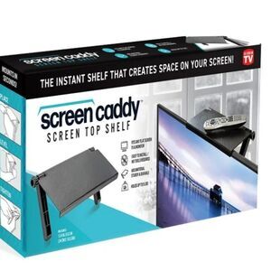 Screen Caddy Screen Top‎ Shelf- Black